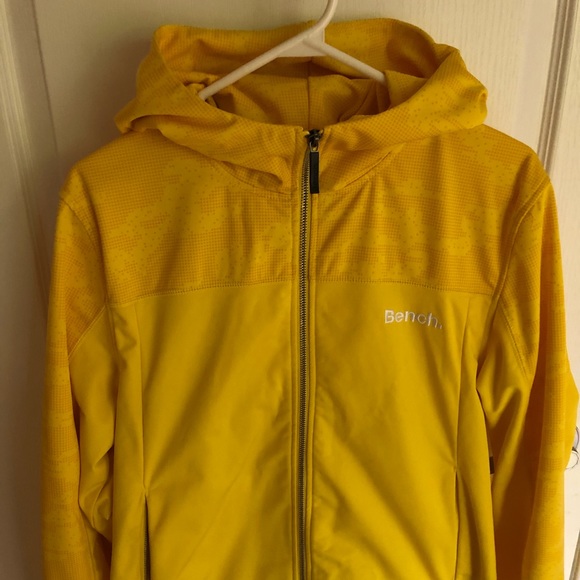 Yellow BENCH Zip up hoodie - Picture 1 of 3